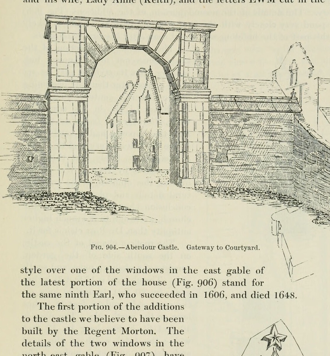 FIG. 904.—Aberdour Castle. Gateway to Courtyard., Aberdour Castle