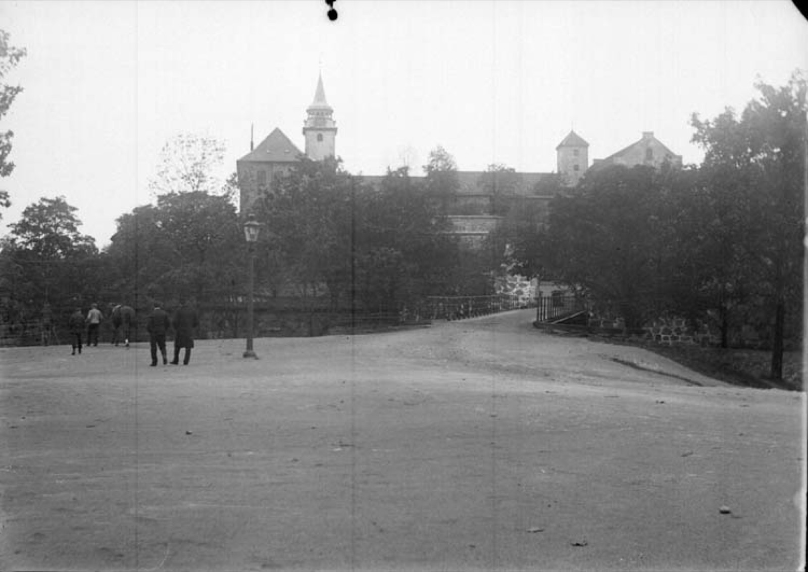 According to text accompanying the picture: “Christiania. Akershus Fortress 26/9-5/10 04.”, Akershus Fortress