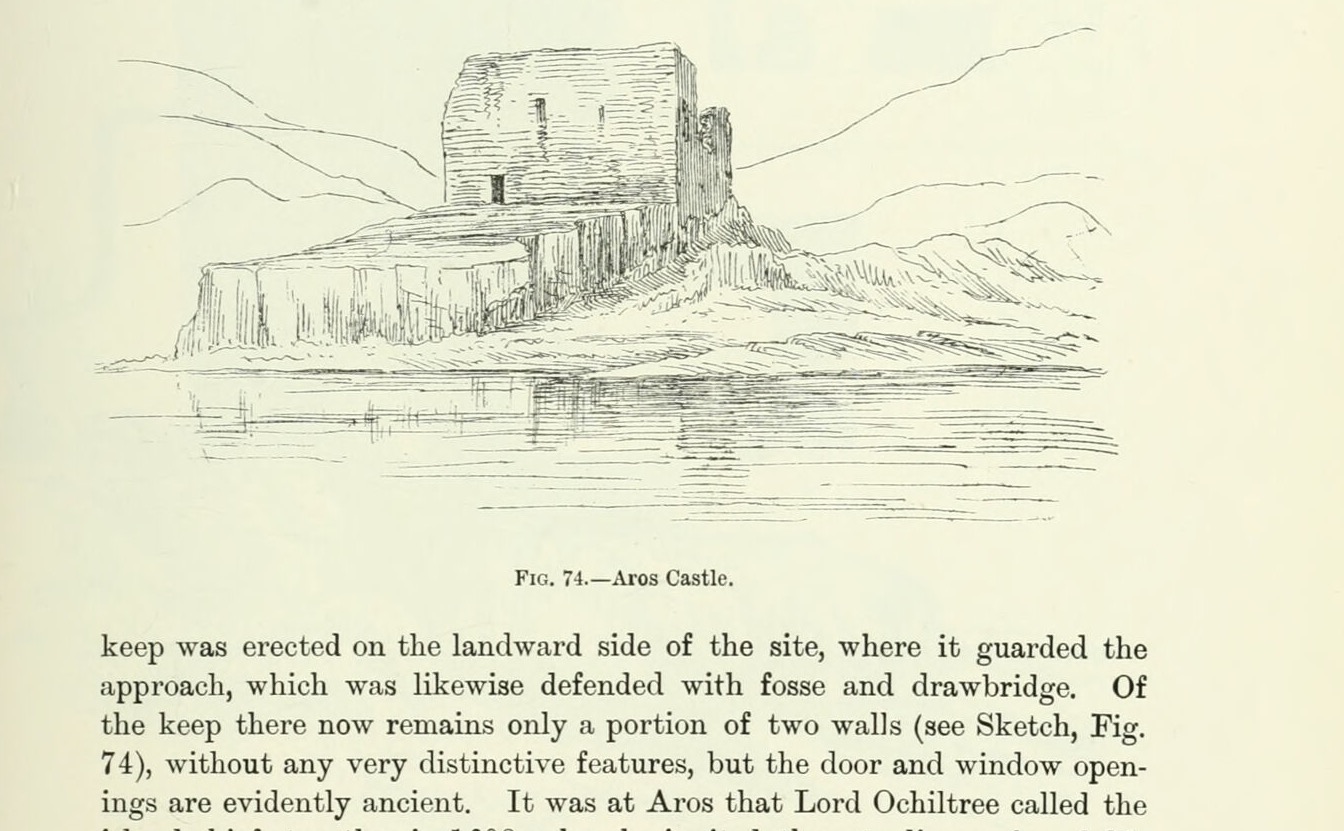 Fig. 74.—Aros Castle., Aros Castle