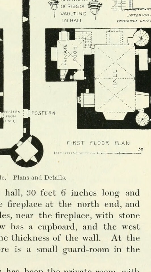 GROUND PLAN, Auchindoun Castle