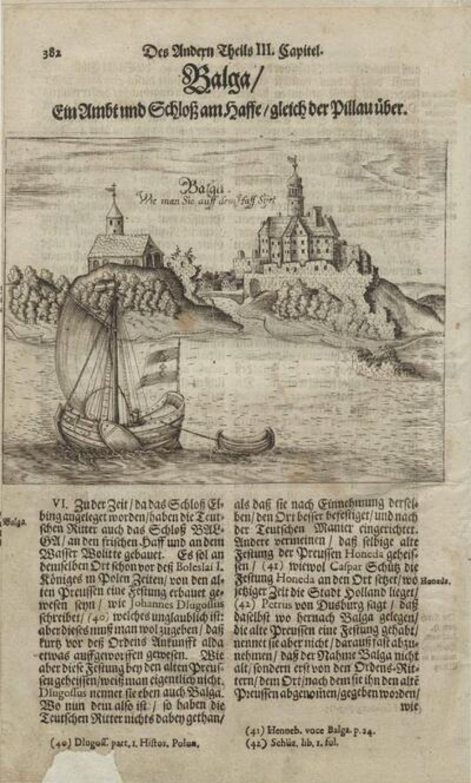 Balga (dawny średniowieczny zamek i osada krzyżacka), Balga castle