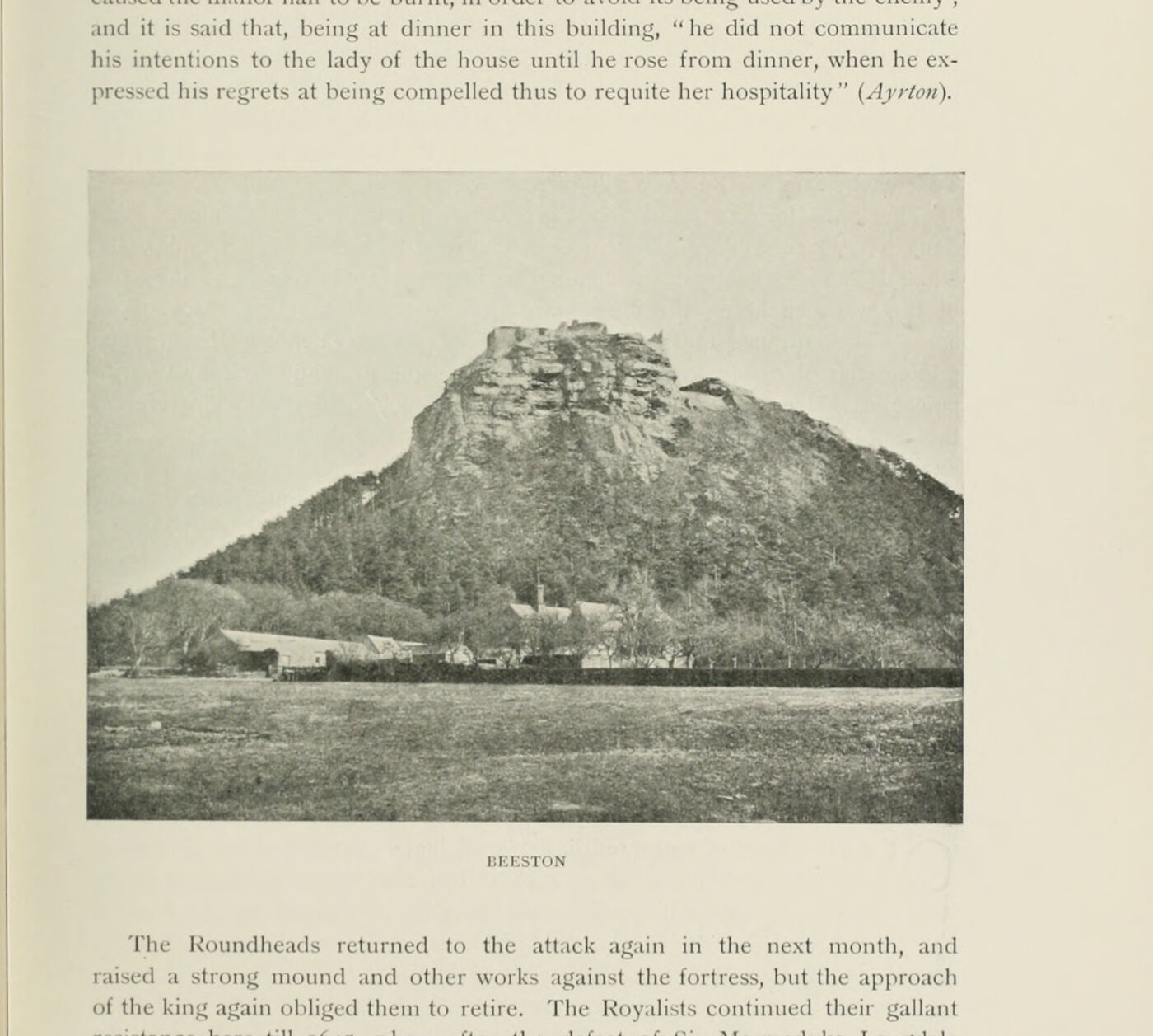 BEESTON, Beeston Castle