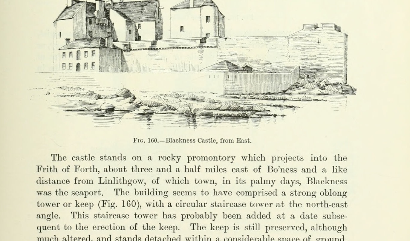 Fig. 160. — Blackness Castle, from East., Blackness Castle