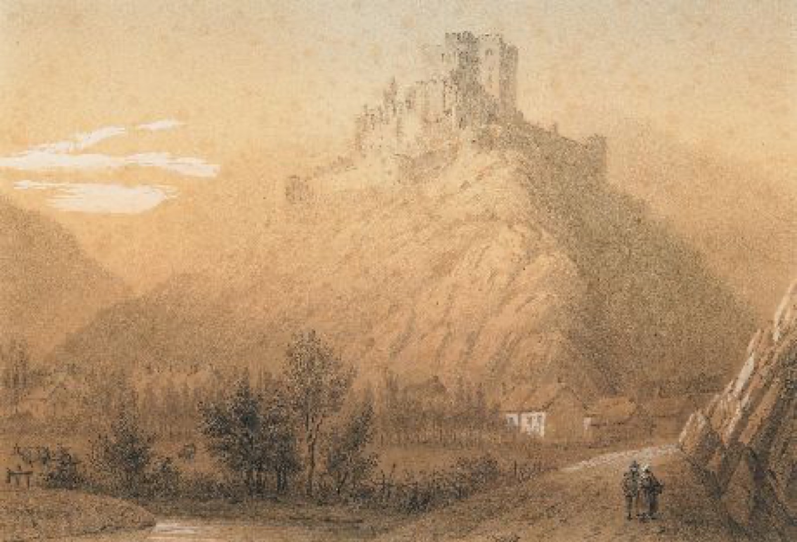 Les ruines du château de Brandenbourg, Brandenbourg Castle