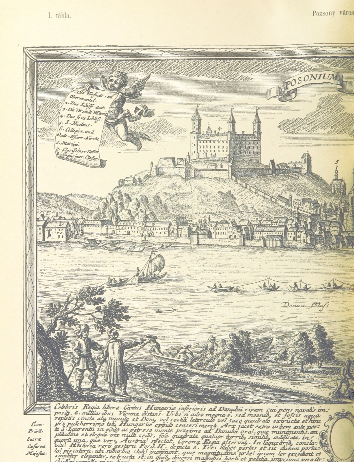 Bratislava Castle from "Pozsony város története"., Bratislava Castle