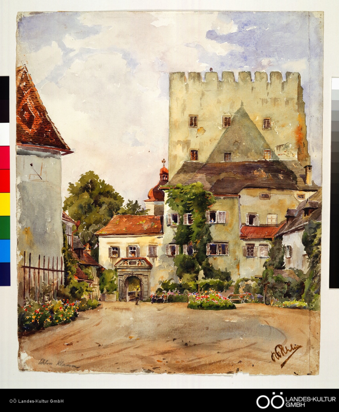 Vor der Burg Clam, Burg Clam