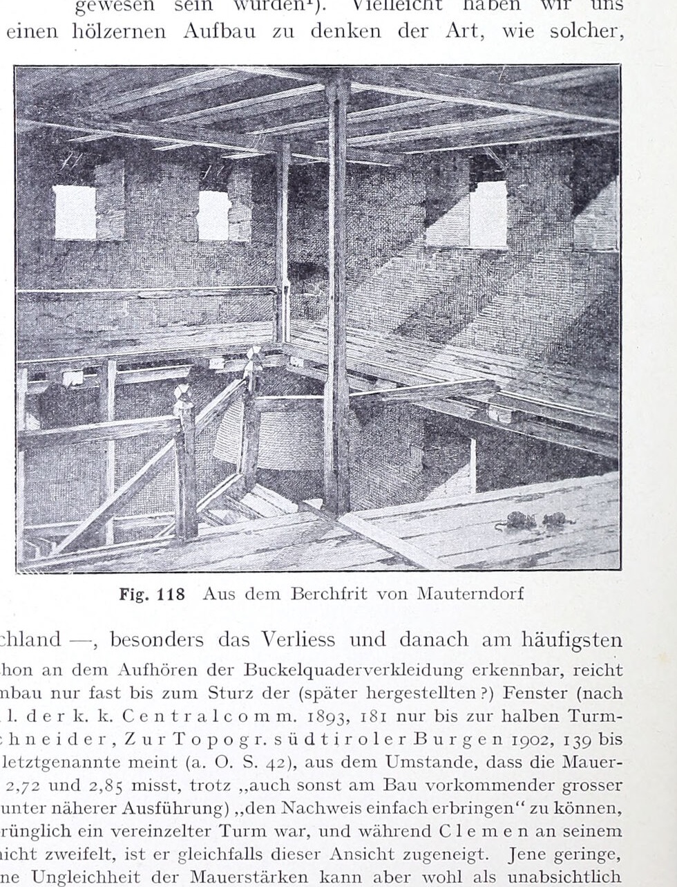Fig. 118 Aus dem Berchfrit von Mauterndorf, Burg Mauterndorf