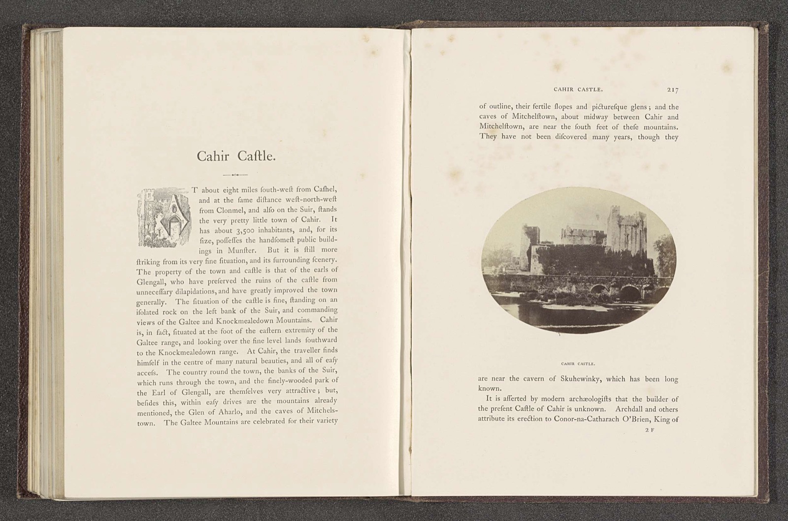 Gezicht op Cahir Castle, Cahir Castle
