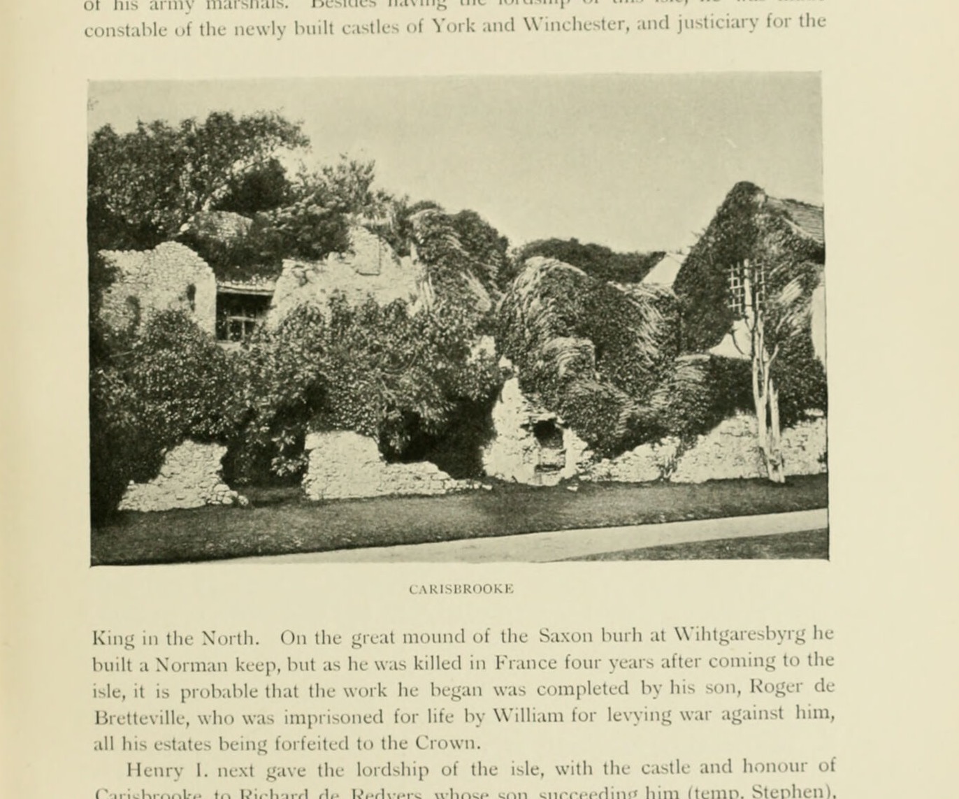 CARISBROOKE, Carisbrooke Castle
