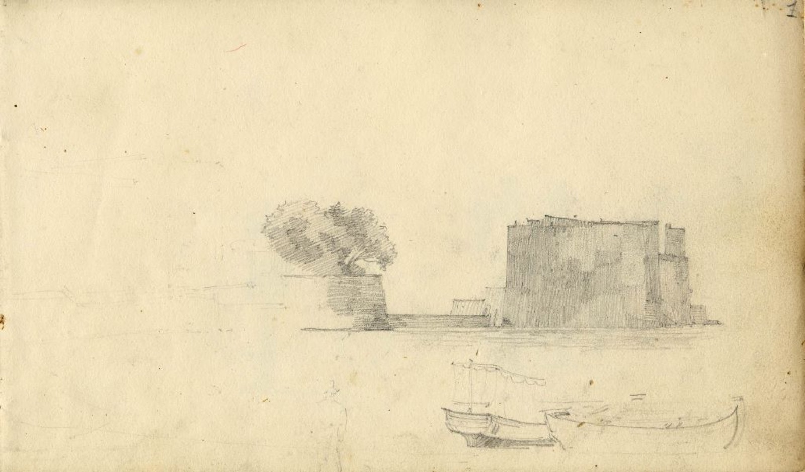 Veduta di Castel dell'Ovo a Napoli, Castel dell'Ovo