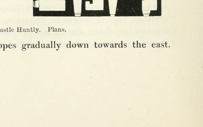 CASTLE HUNTLY — PLAN OF FIRST FLOOR, Castle Huntly