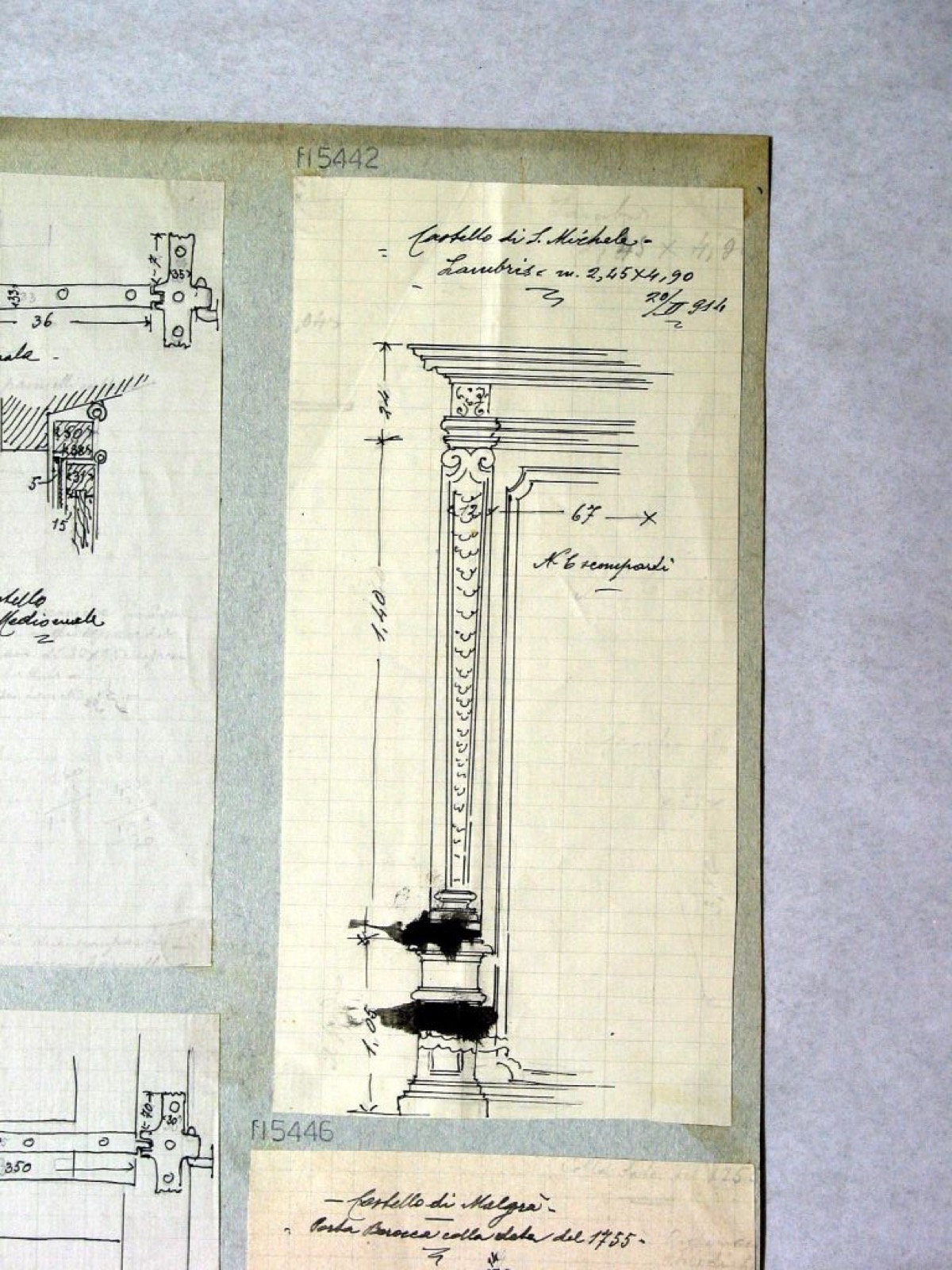 Castle of San Michele in Lambris - architectural detail, Castle of San Michele