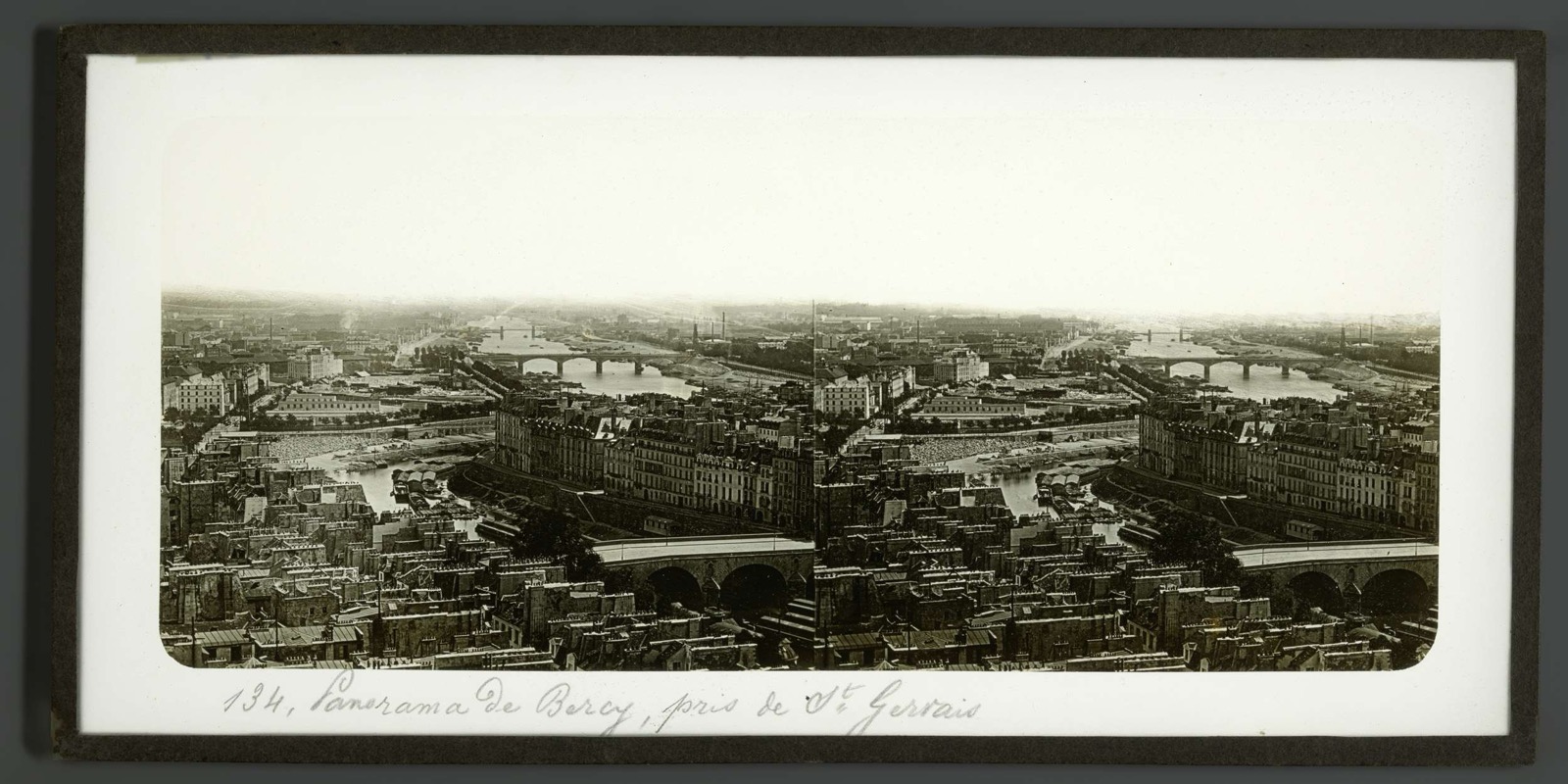 Panorama de Bercy, pris de St Gervais, Château de Bercy