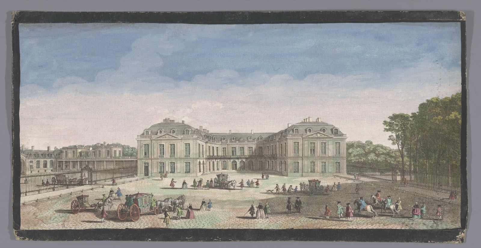 Gezicht op het Château de Choisy, Château de Choisy
