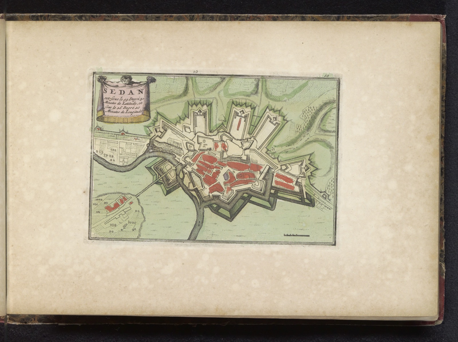 Plattegrond van Sedan, Château de Sedan
