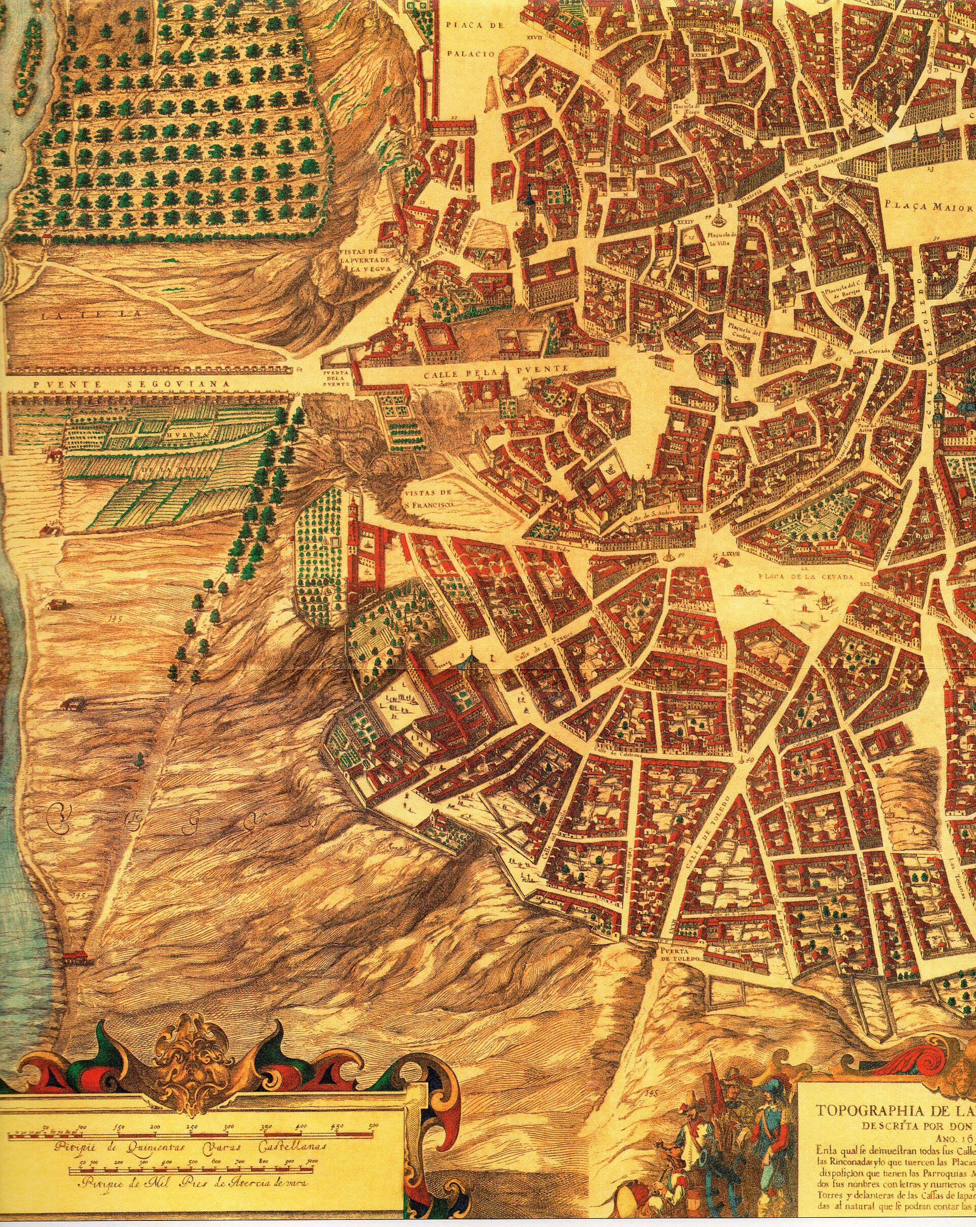 Topographia de la Villa de Madrid, by Pedro Texeira (1656), Madrid