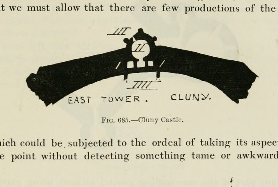 Fig. 685.—Cluny Castle., Cluny Castle