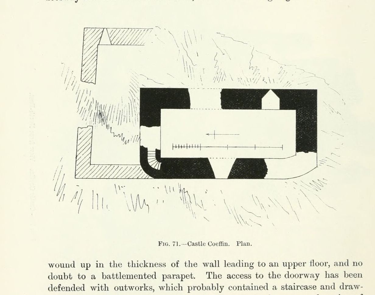 Fig. 71. — Castle Coeffin. Plan., Coeffin
