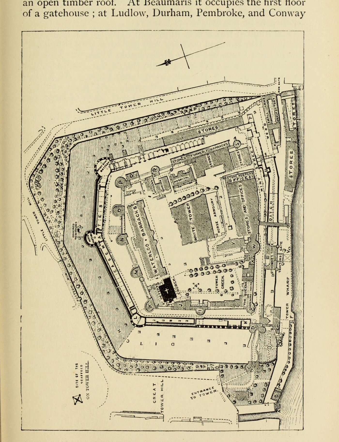 Ground plan, Conwy Castle