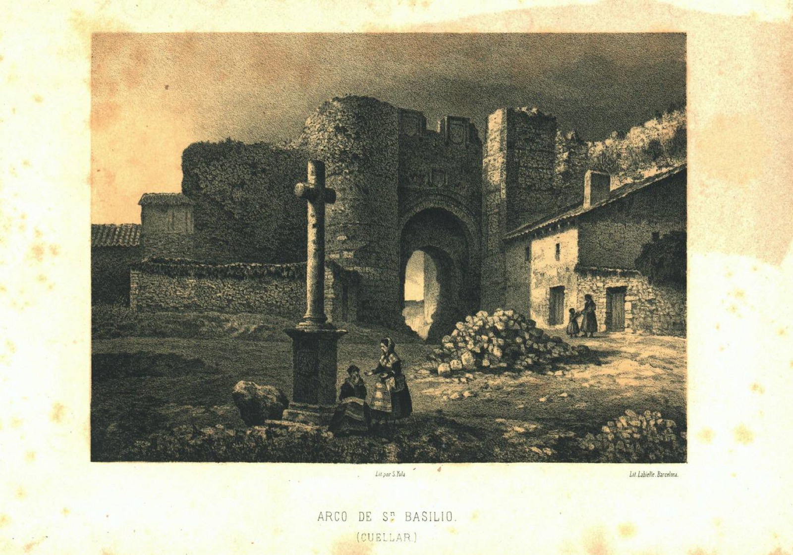 Arco de Sn. Basilio (Cuéllar), Cuéllar Castle
