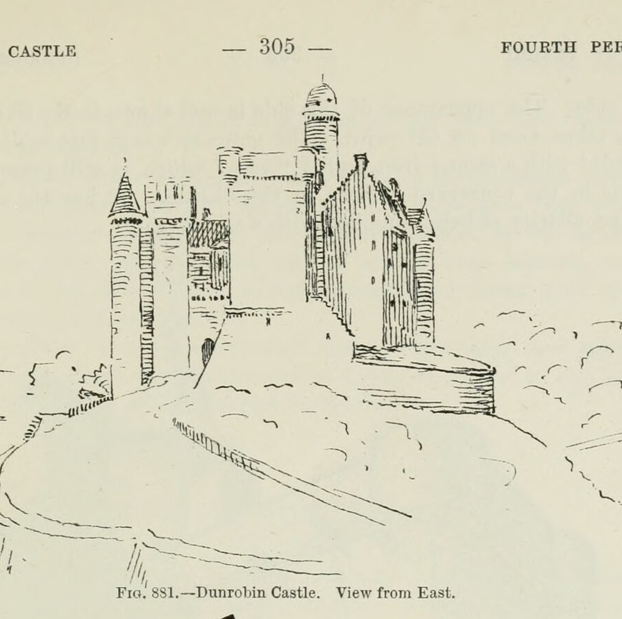 Fig. 881.—Dunrobin Castle. View from East., Dunrobin Castle