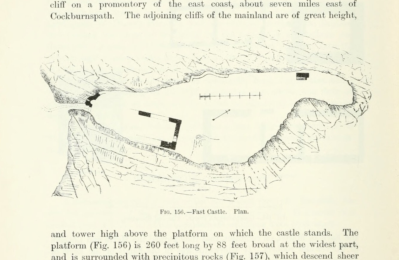 Fig. 156. — Fast Castle. Plan., Fast Castle