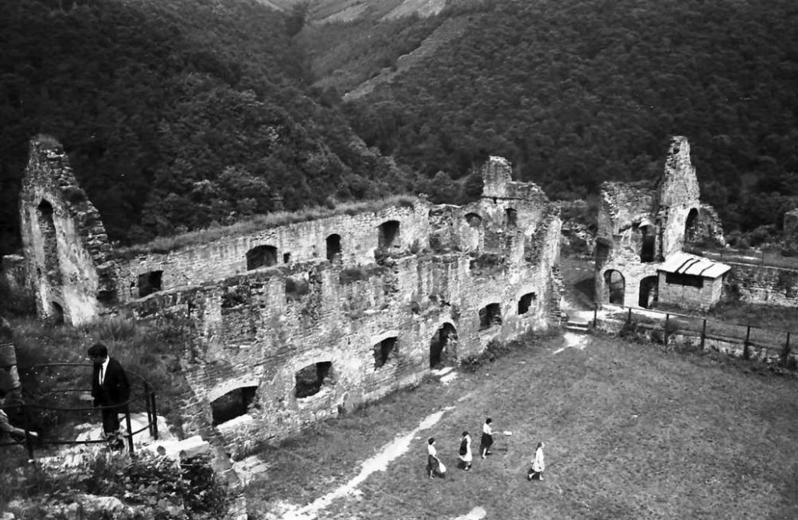 Hardenburg: Burg Hardenburg, Ruine am Burghof, Hardenburg