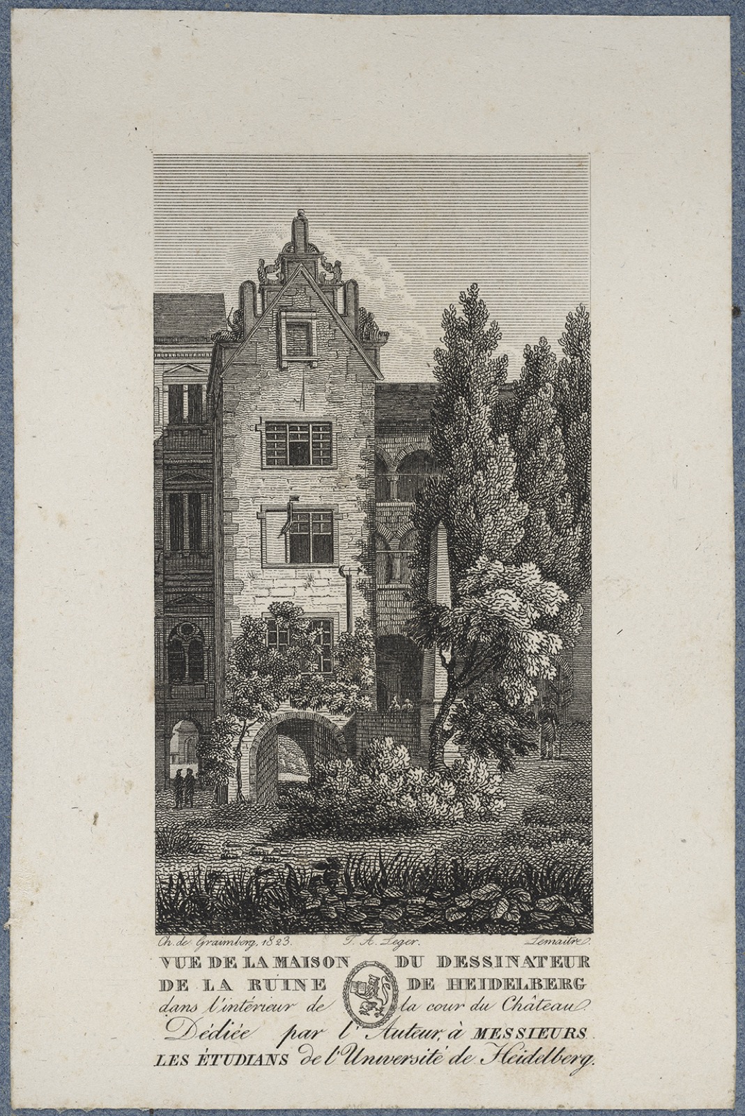 Heidelberg, castle, courtyard, Heidelberg Castle