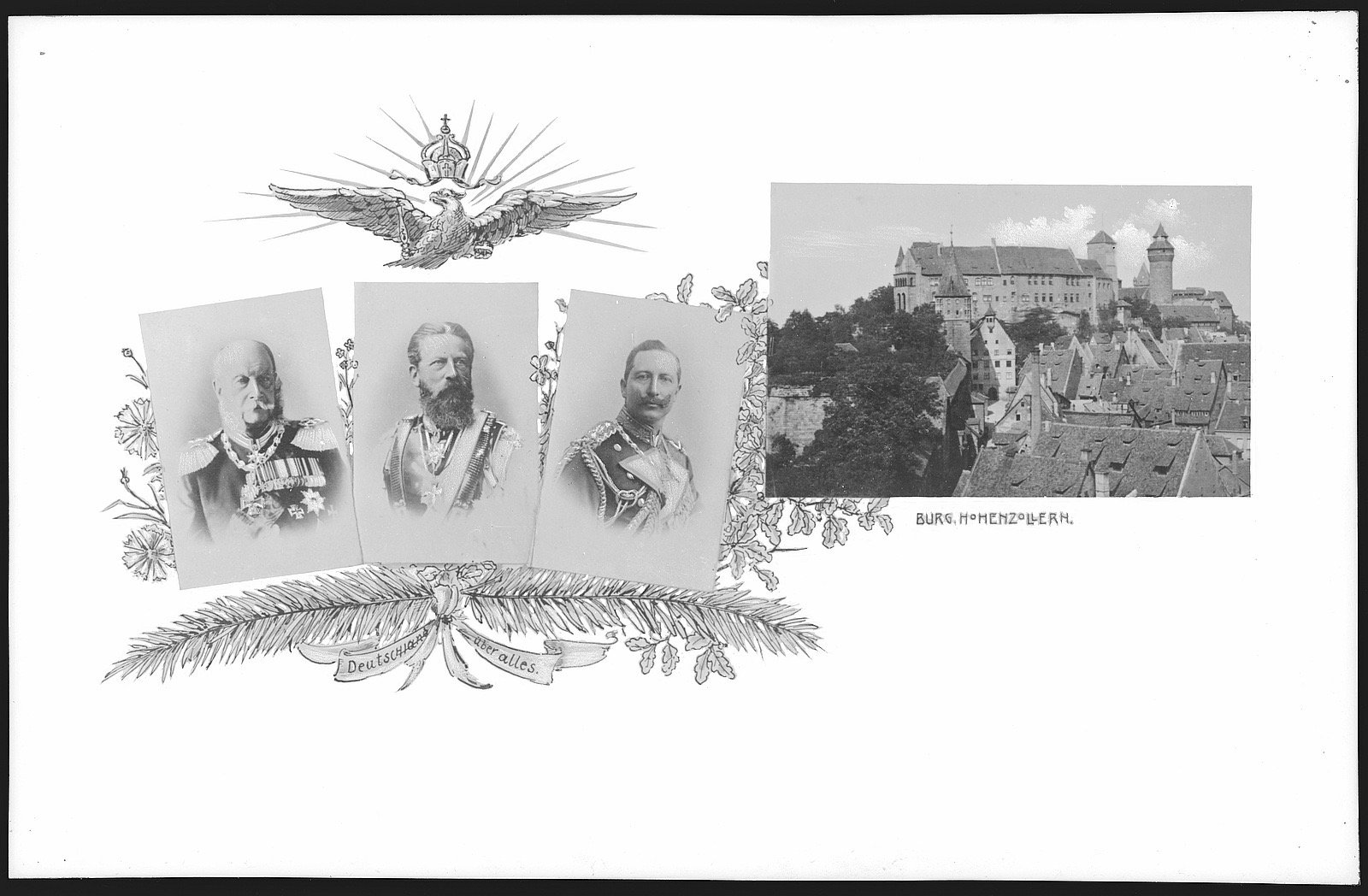 Bisingen. Hohenzollern Castle and imperial portraits, Hohenzollern Castle