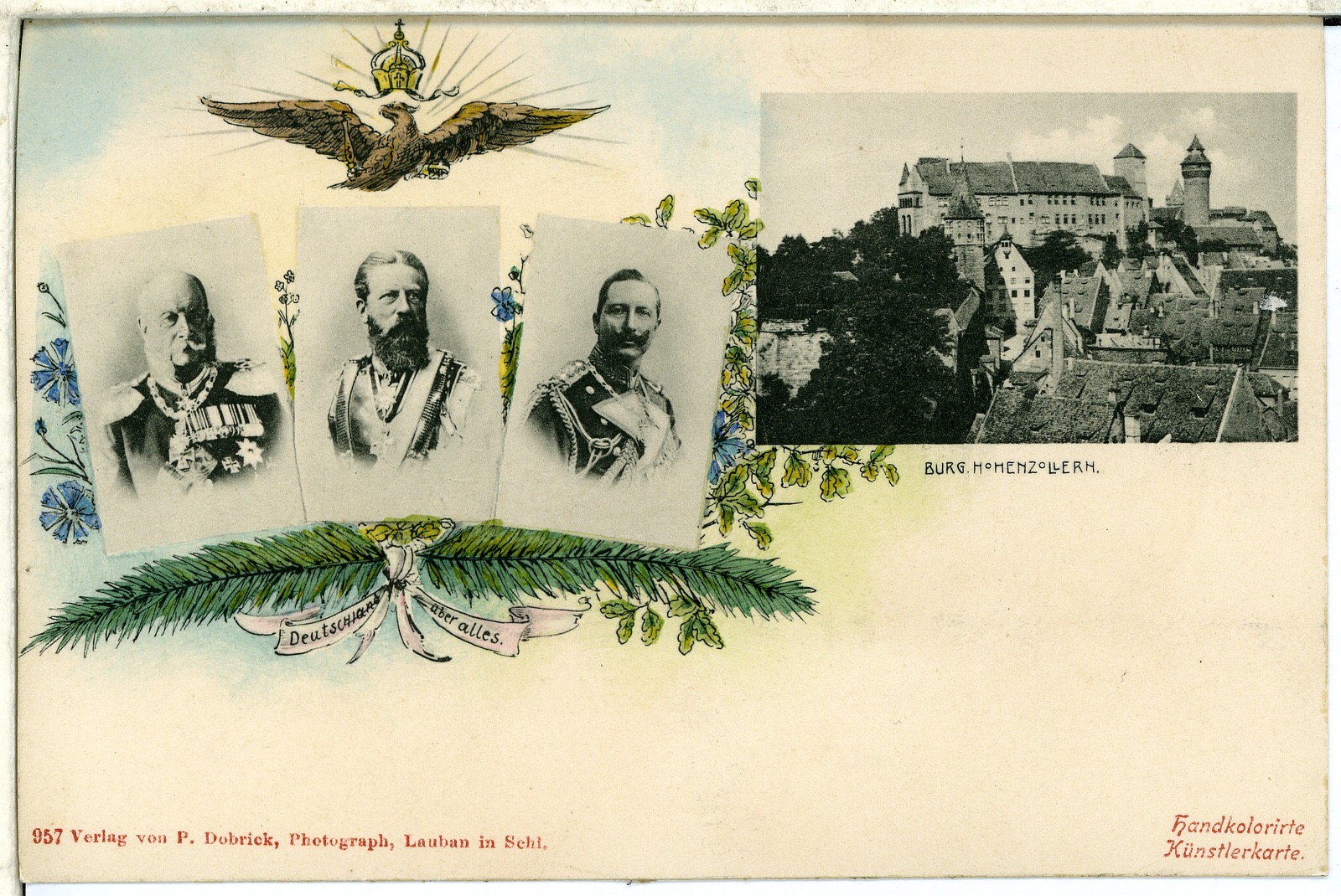 Bisingen. Hohenzollern Castle and imperial portraits, Hohenzollern Castle