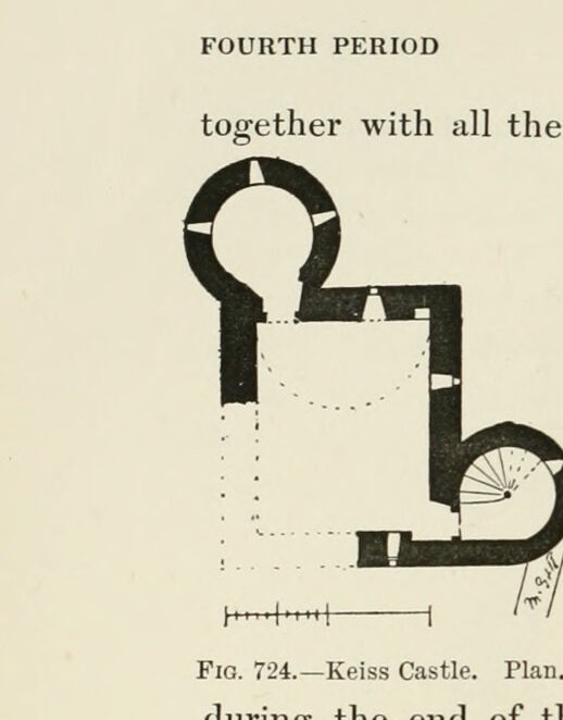 Fig. 724. — Keiss Castle. Plan., Keiss Castle