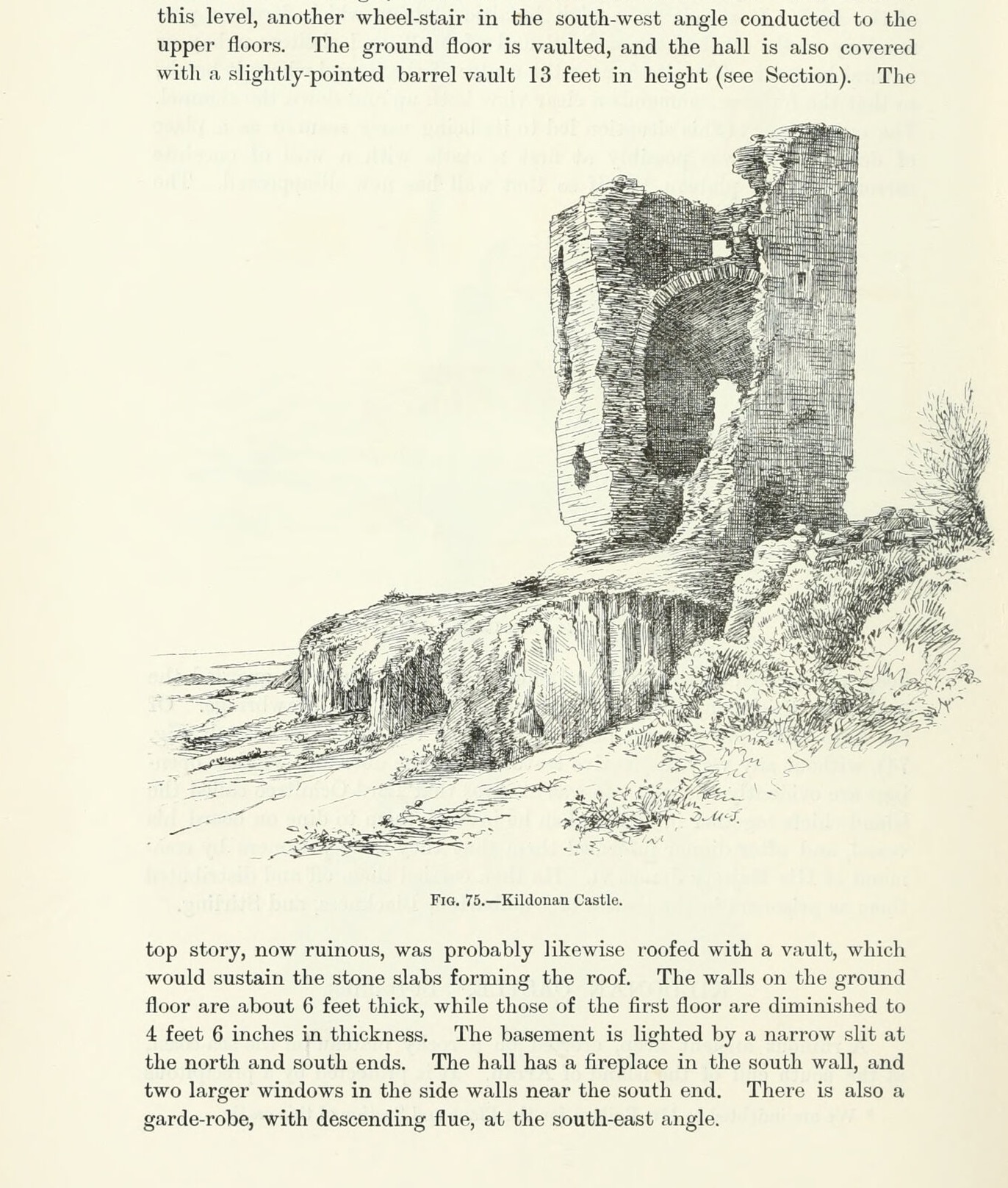 Fig. 75.—Kildonan Castle., Kildonan Castle