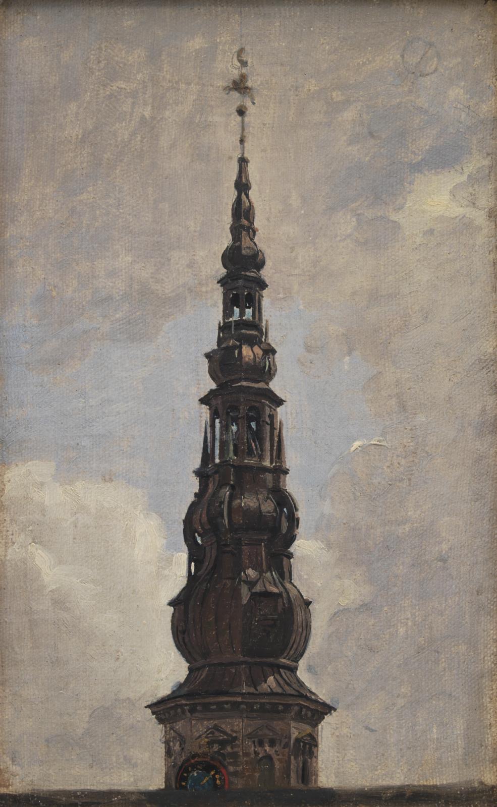 The Great Spire of Kronborg Castle. Study, Kronborg Castle