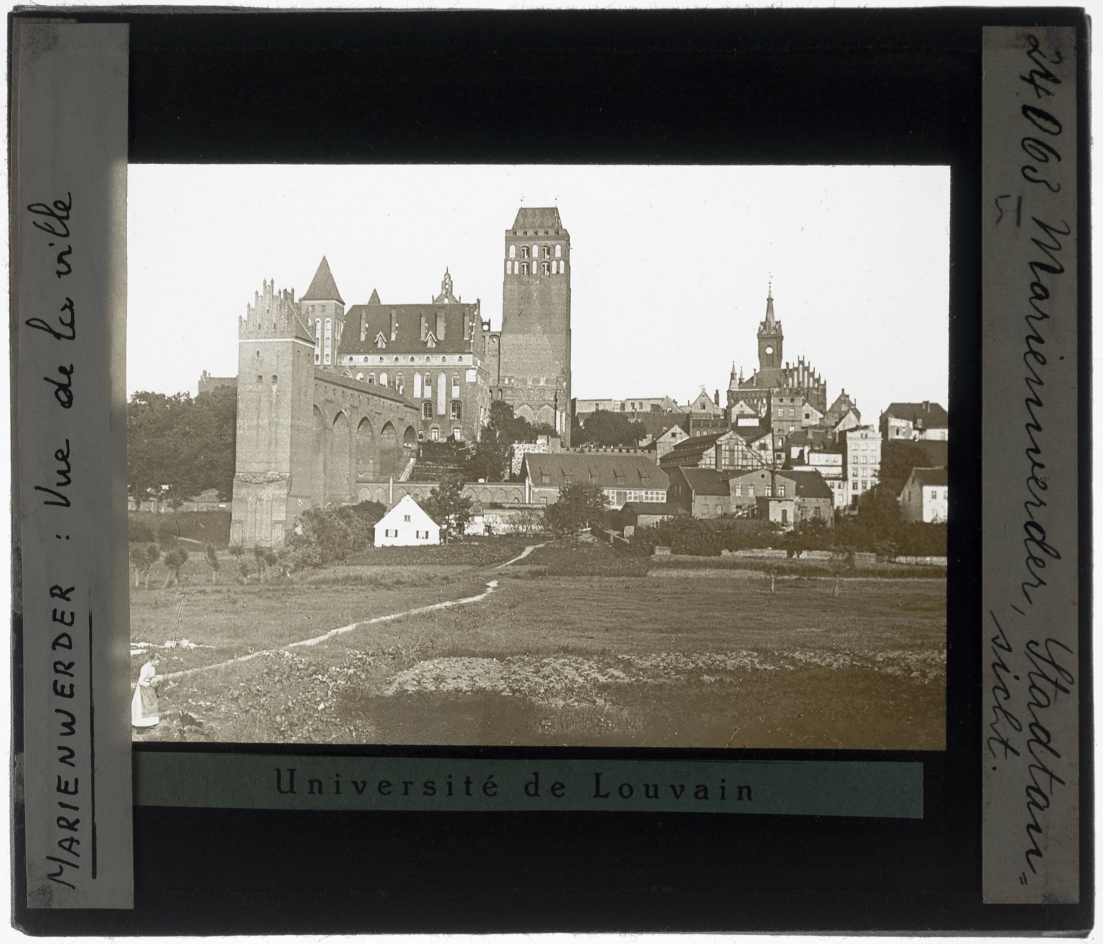 Kwidzyn. Panorama with castle and cathedral, Kwidzyn Castle