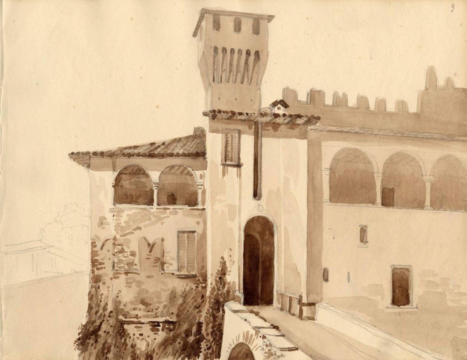 Ingresso del castello di Malpaga, Malpaga Castle