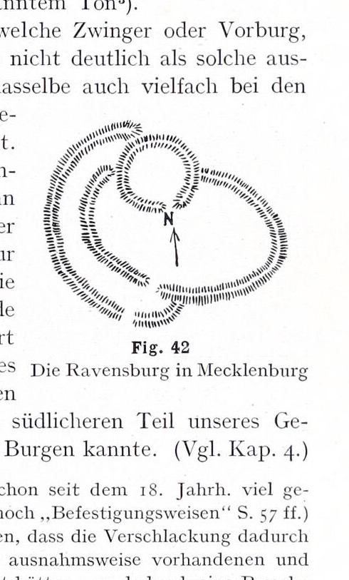 Fig. 42. Die Ravensburg in Mecklenburg, Mecklenburg Castle