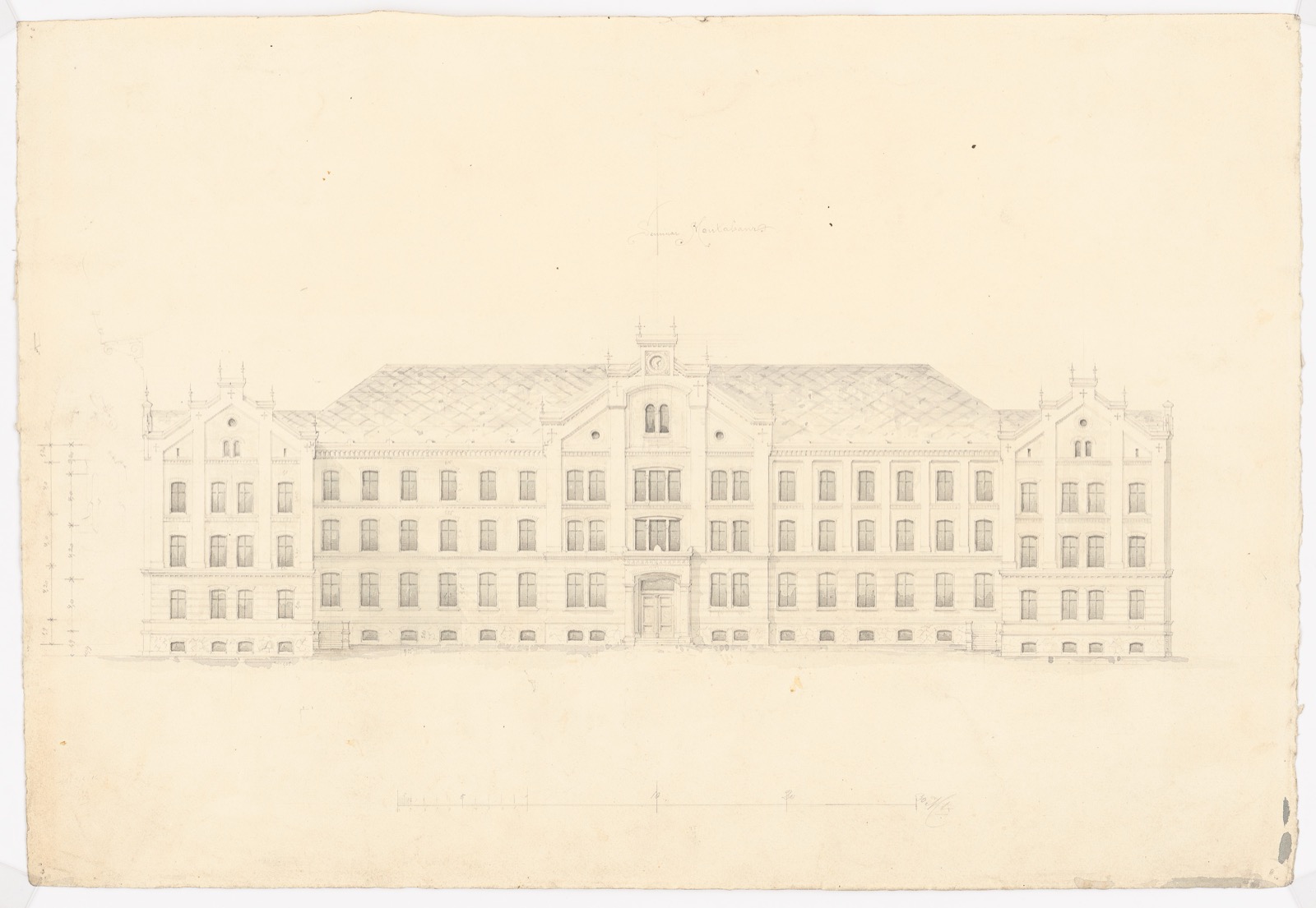 Lehrerseminar, Montabaur: Aufriss, Montabaur Castle