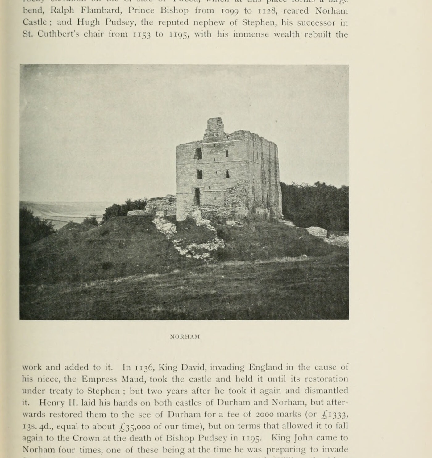 NORHAM, Norham Castle