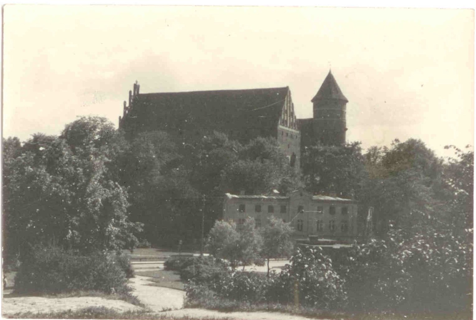 Zamek olsztyński od strony północnej, Olsztyn Castle