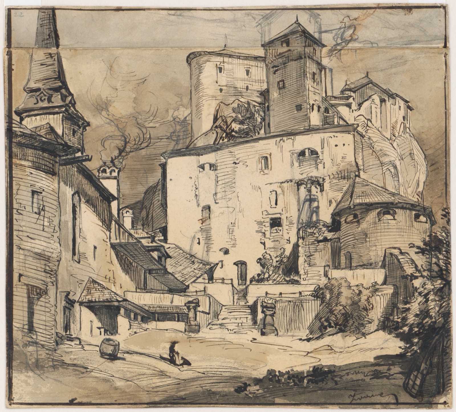 Nádvorie oravského hradu, Orava Castle
