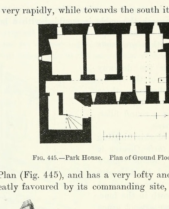 Fig. 445.—Park House. Plan of Ground Floor., Park House