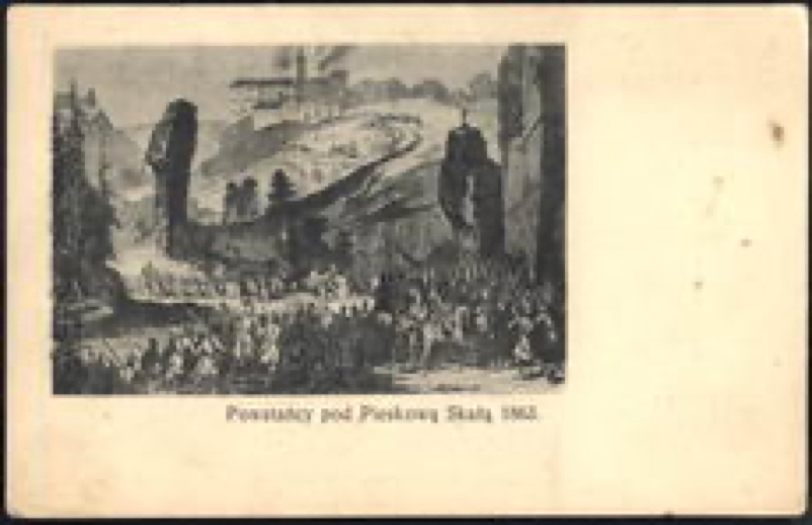 Insurgents at Pieskowa Skała 1863, Pieskowa Skała