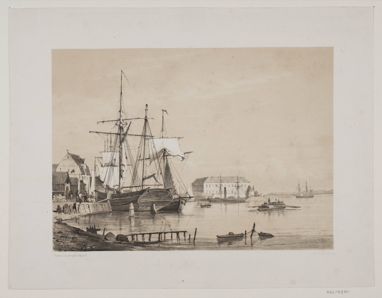 Sønderborg slot set fra havnen i Sønderborg, Sønderborg Castle