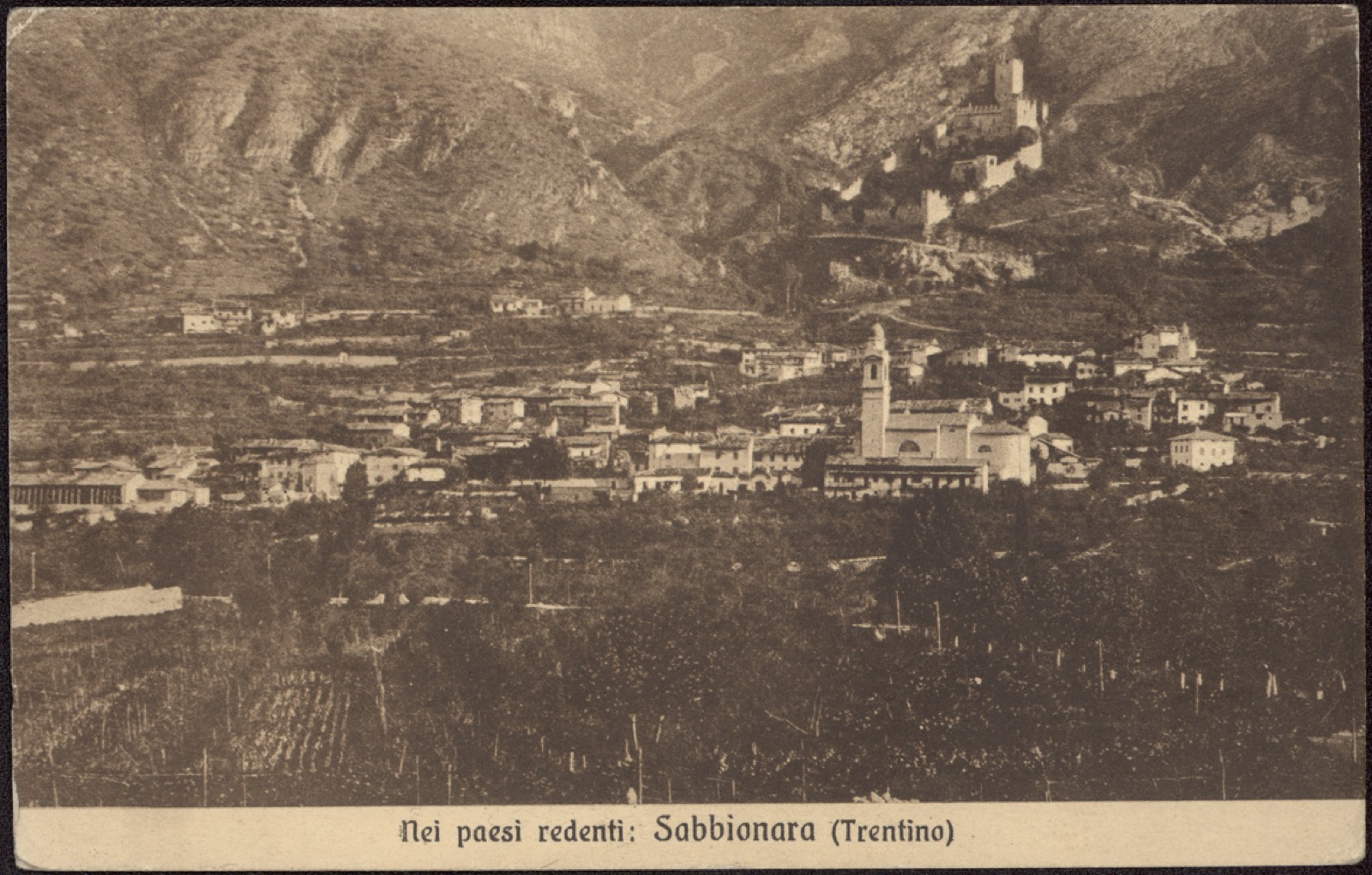 In redeemed countries: Sabbionara (Trentino), Sabbionara Castle