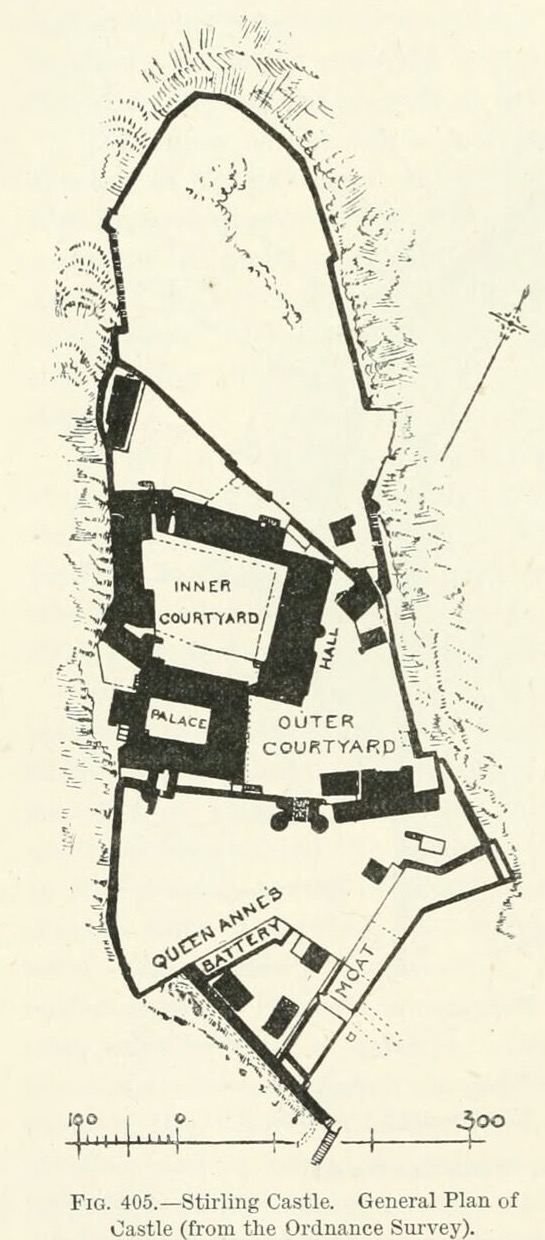 General Plan of Castle (from the Ordnance Survey), Fig. 405, Stirling Castle