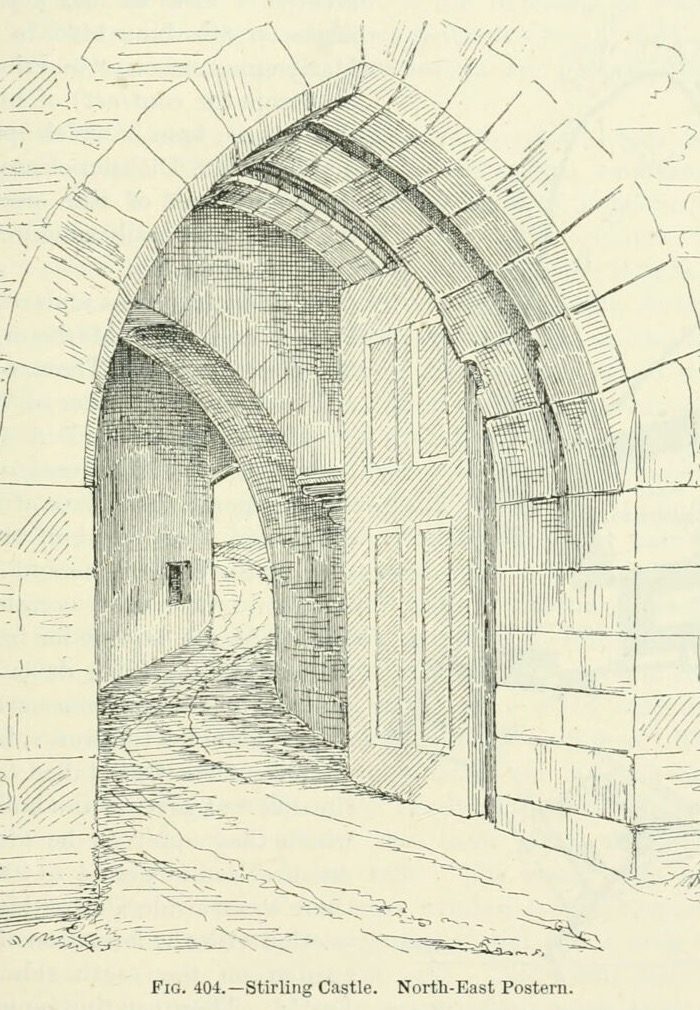 North-East Postern, Fig. 404, Stirling Castle