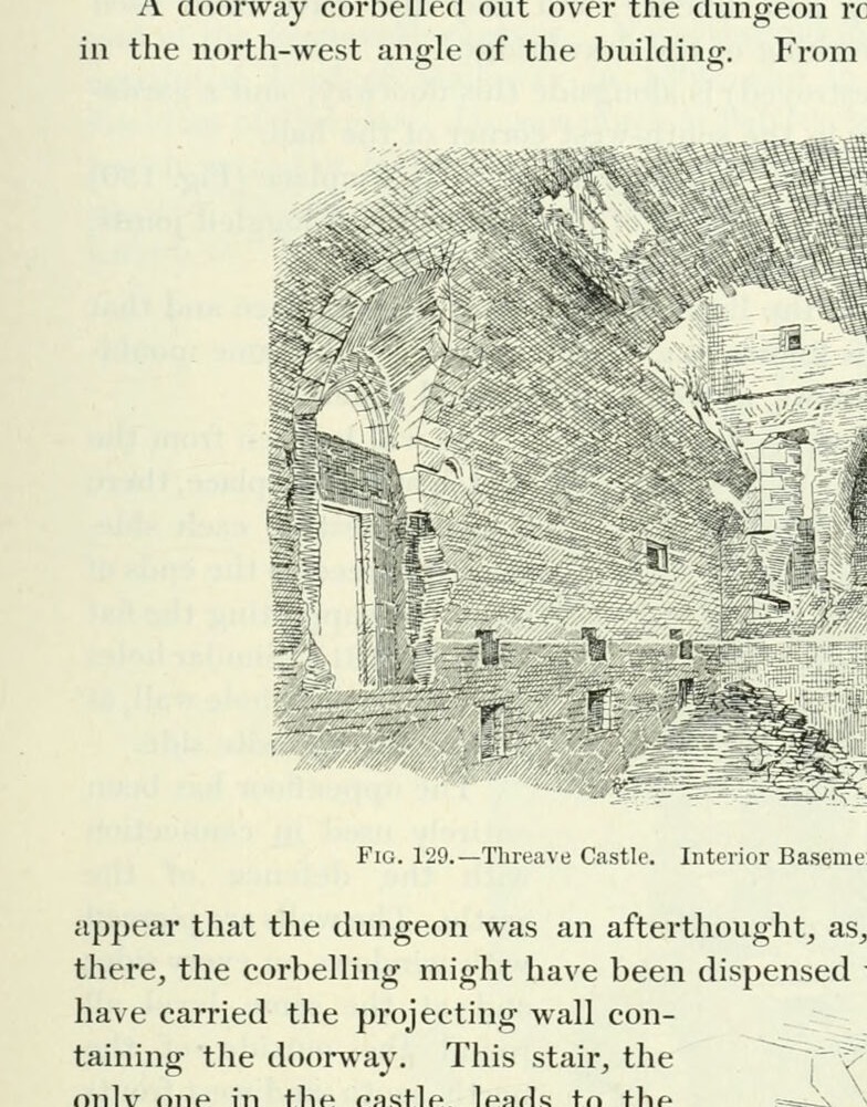 Fig. 129.—Threave Castle. Interior Basement Floor., Threave Castle