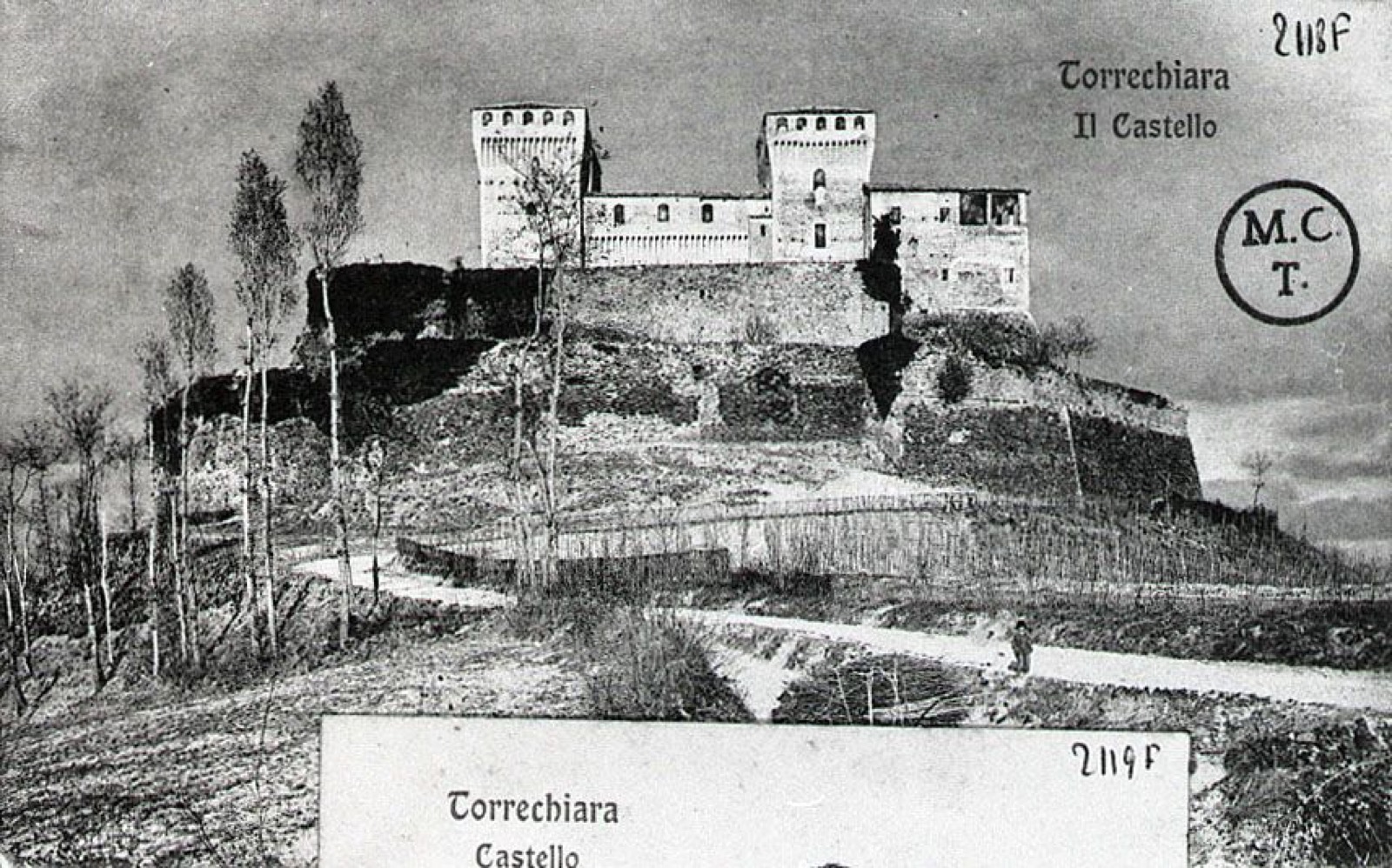 Torrechiara - Castello, (cartolina), Torrechiara Castle