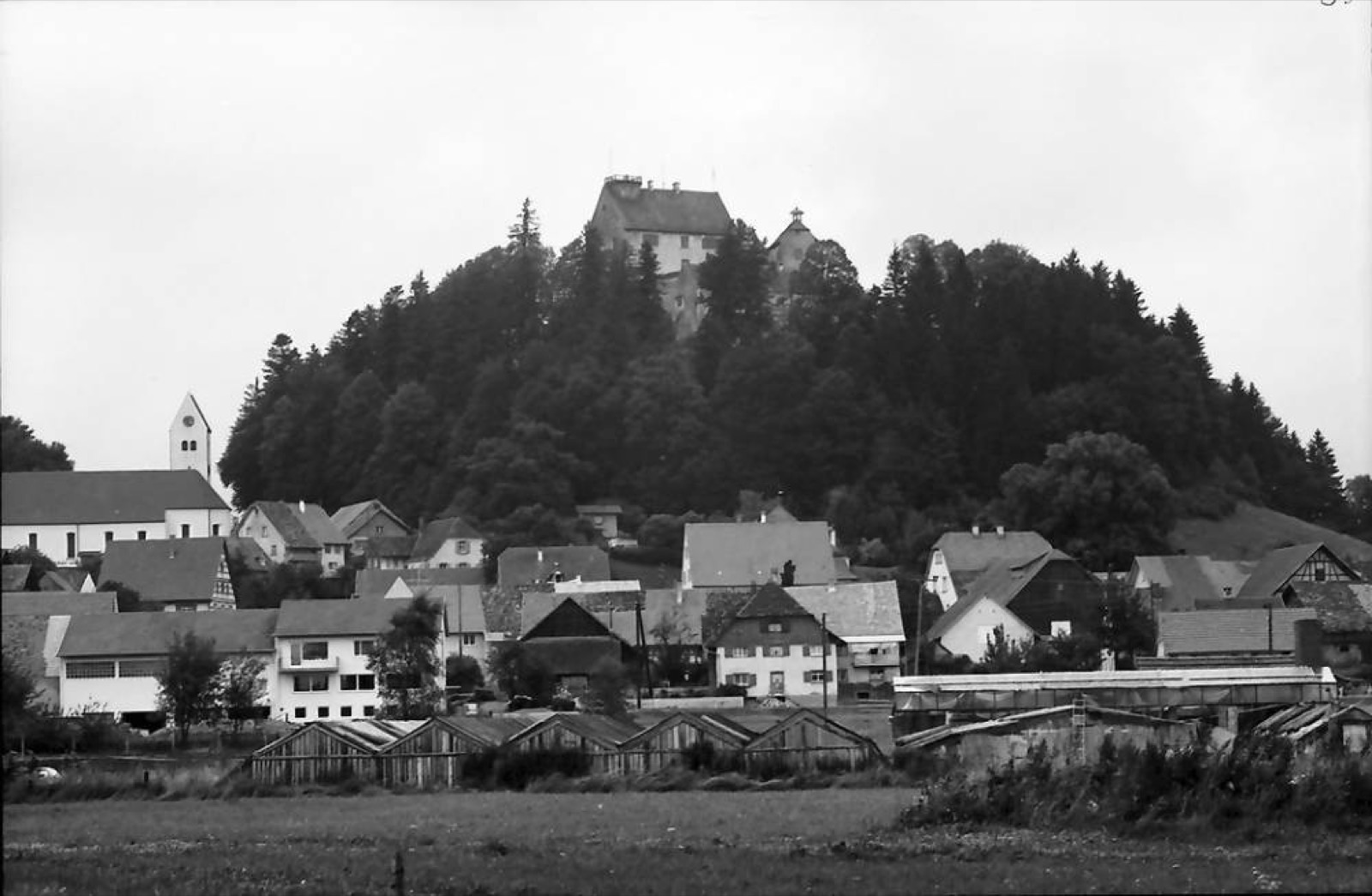 Waldburg: Die Waldburg vom Ort aus, Waldburg Castle
