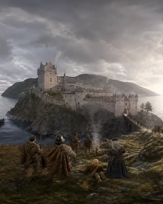 Urquhart Castle above Loch Ness — build one of your own